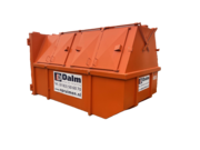Gesloten 8m3 container zonder achtergrond